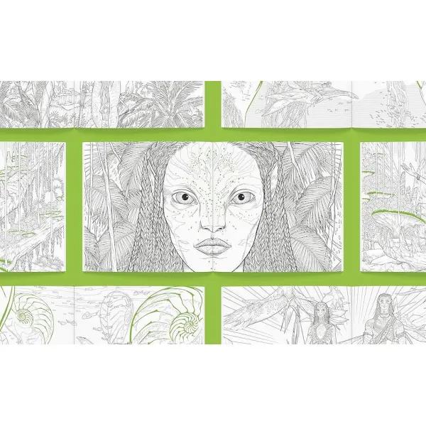Avatar Bioluminescent Colouring Book