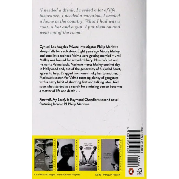 Farewell, My Lovely. Raymond Chandler