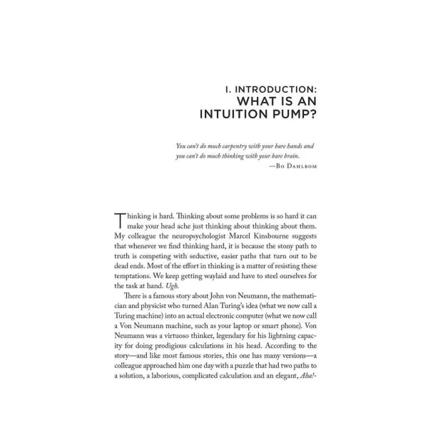 Intuition Pumps and Other Tools for Thinking. Daniel C Dennett