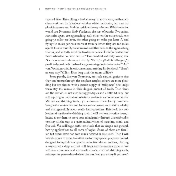 Intuition Pumps and Other Tools for Thinking. Daniel C Dennett