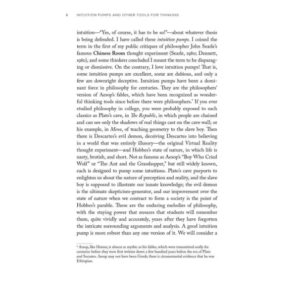 Intuition Pumps and Other Tools for Thinking. Daniel C Dennett