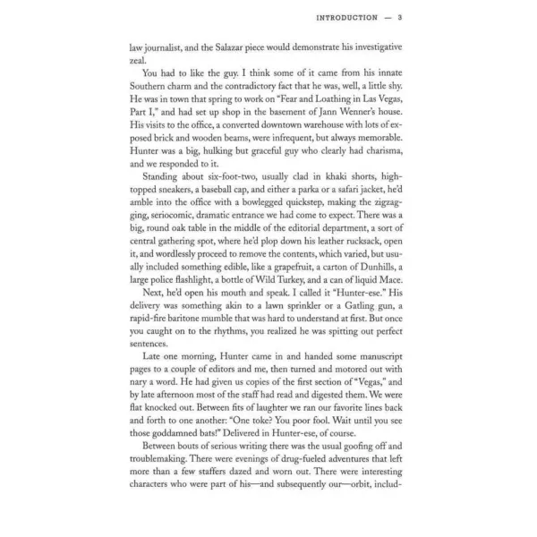 Fear and Loathing at Rolling Stone. Hunter S Thompson