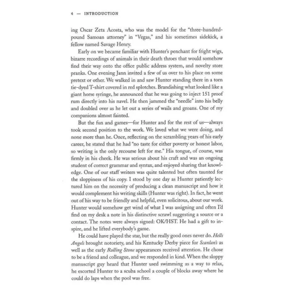 Fear and Loathing at Rolling Stone. Hunter S Thompson