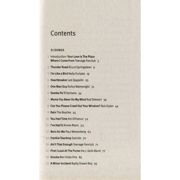 31 Songs