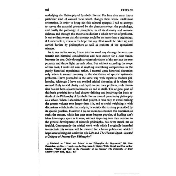 The Philosophy of Symbolic Forms: Vol. 3: The Phenomenology of Knowledge