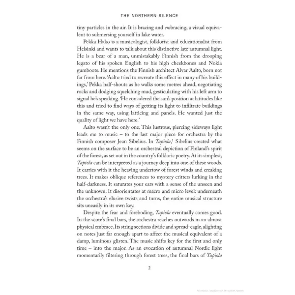 The Northern Silence. Journeys in Nordic Music and Culture