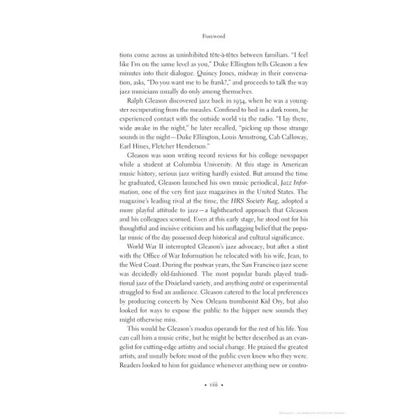 Conversations in Jazz. The Ralph J. Gleason Interviews