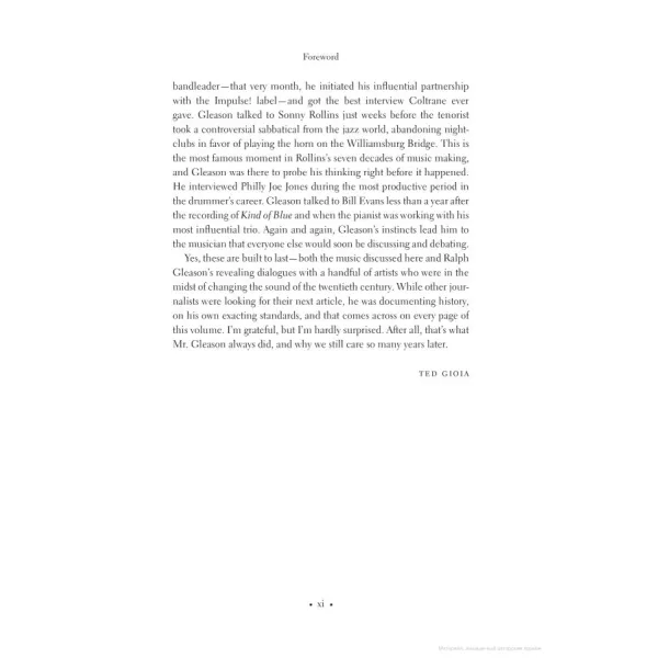 Conversations in Jazz. The Ralph J. Gleason Interviews