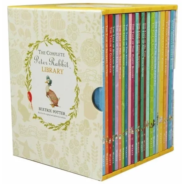 The Complete Peter Rabbit Library Box Set With 23 Volumes