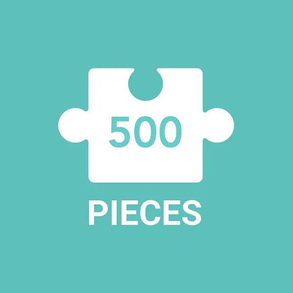 Feathers 500 Piece Foil Puzzle
