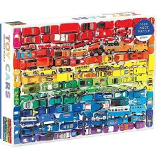 Rainbow Toy Cars 1000 Piece Puzzle