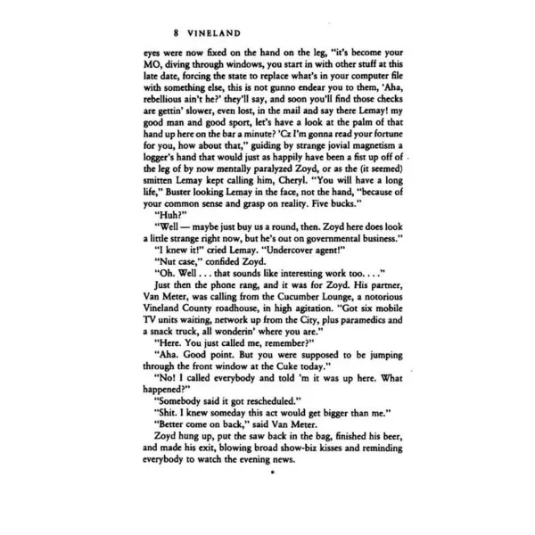 Vineland. Thomas Pynchon