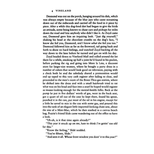 Vineland. Thomas Pynchon