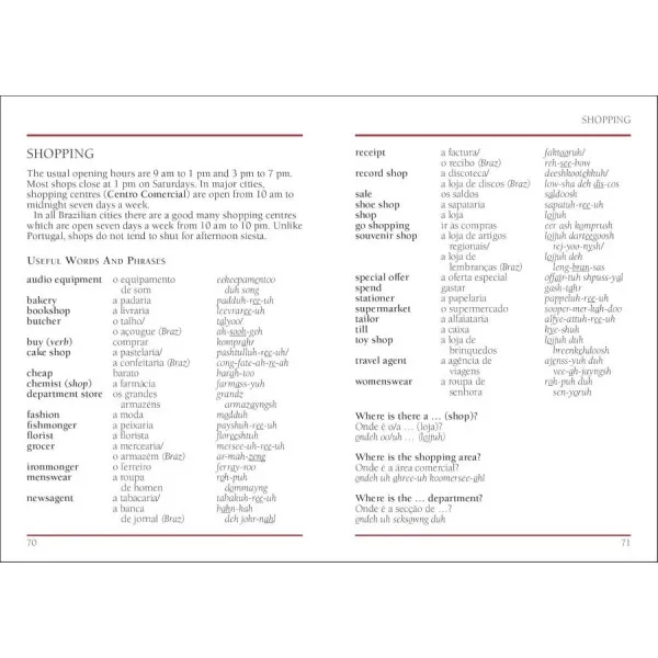 Portuguese Phrase Book