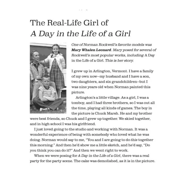 Norman Rockwell's A Day in the Life of a Girl