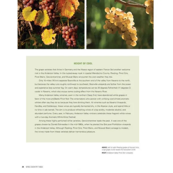 Wine Country Table : Recipes Celebrating California's Sustainable Harvest