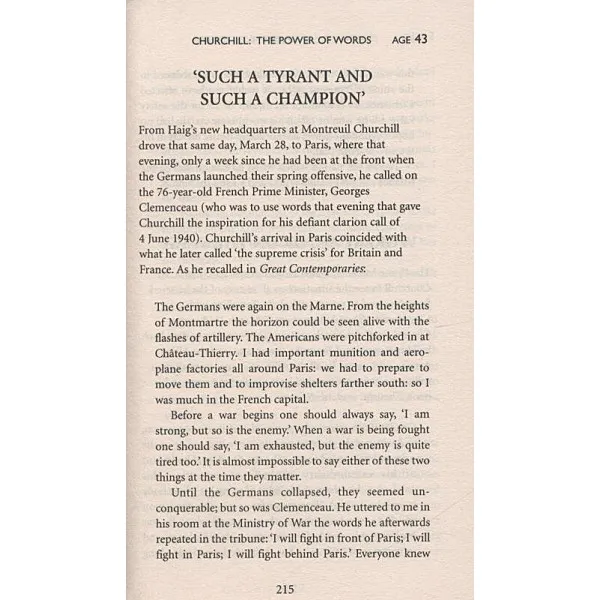 Churchill. The Power of Words