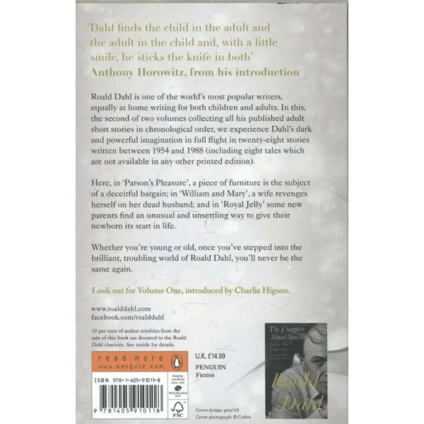 The Complete Short Stories Vol 2. Roald Dahl