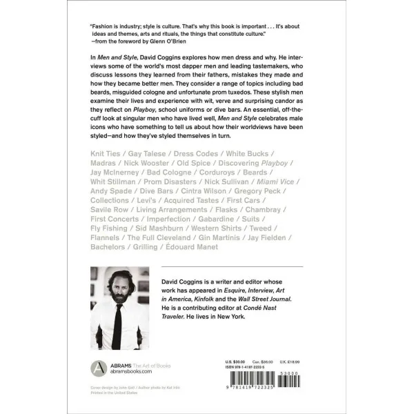 Men and Style. Essays, Interviews and Considerations