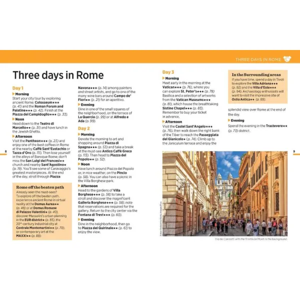 Michelin Travel Guides Short Stays: Rome