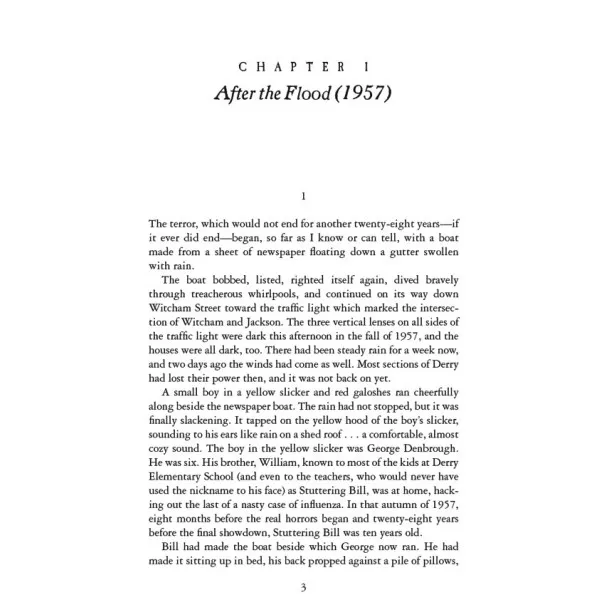 IT: The classic book from Stephen King