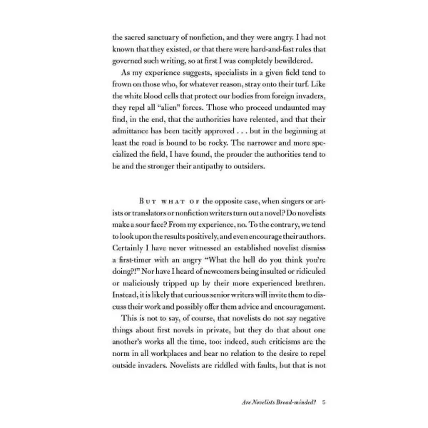 Novelist as a Vocation