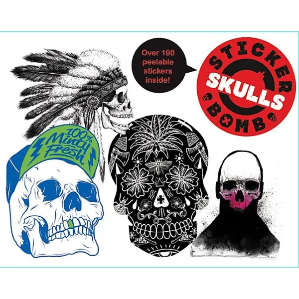 Stickerbomb Skulls