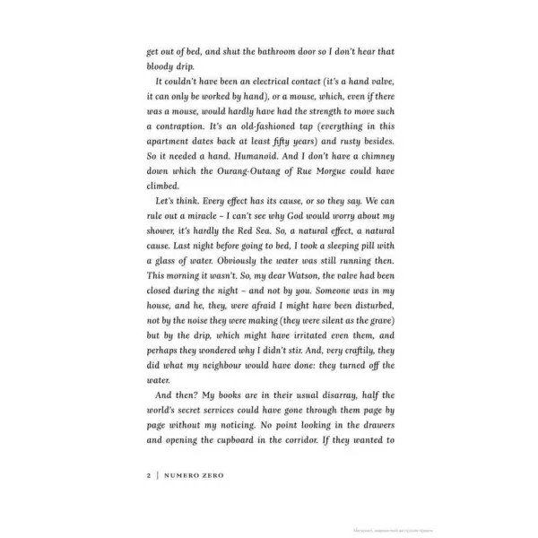 Numero Zero. Umberto Eco