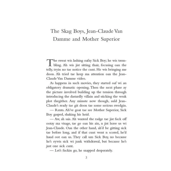 Trainspotting. Irvine Welsh