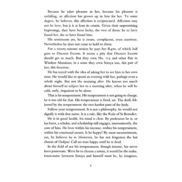 Disgrace. J.M. Coetzee