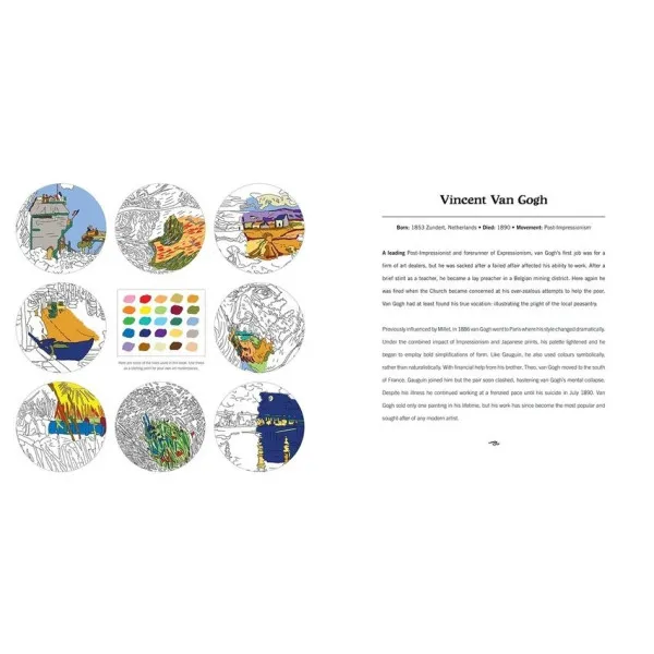 Vincent Van Gogh (Art Colouring Book) : Make Your Own Art Masterpiece 