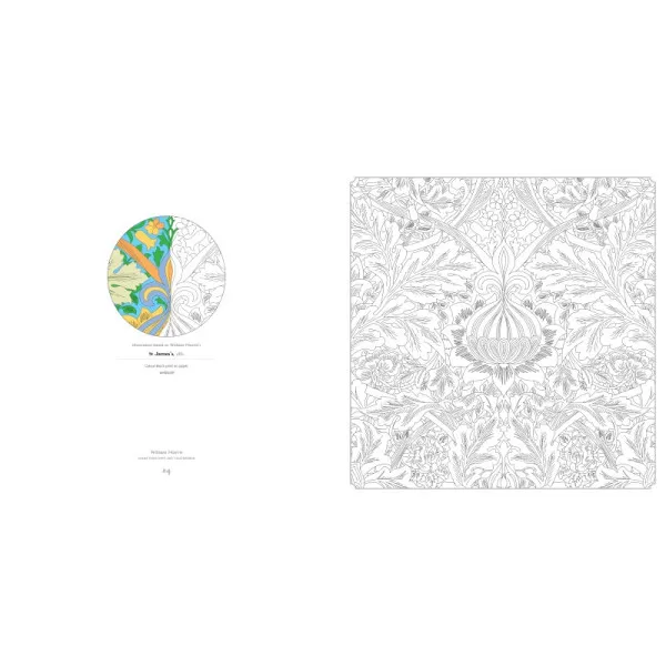 William Morris (Art Colouring Book) : Make Your Own Art Masterpiece 