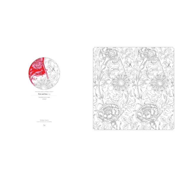William Morris (Art Colouring Book) : Make Your Own Art Masterpiece 