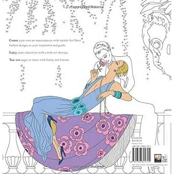 Art Deco Fashion (Art Colouring Book) : Make Your Own Art Masterpiece
