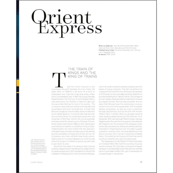 Luxury Trains