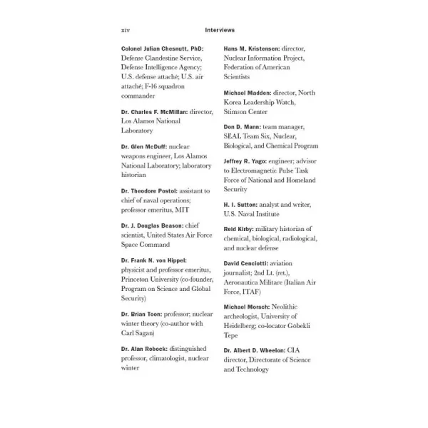 Nuclear War. A Scenario. Annie Jacobsen