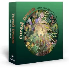 Forest Dream. A Flow State Circular Jigsaw Puzzle