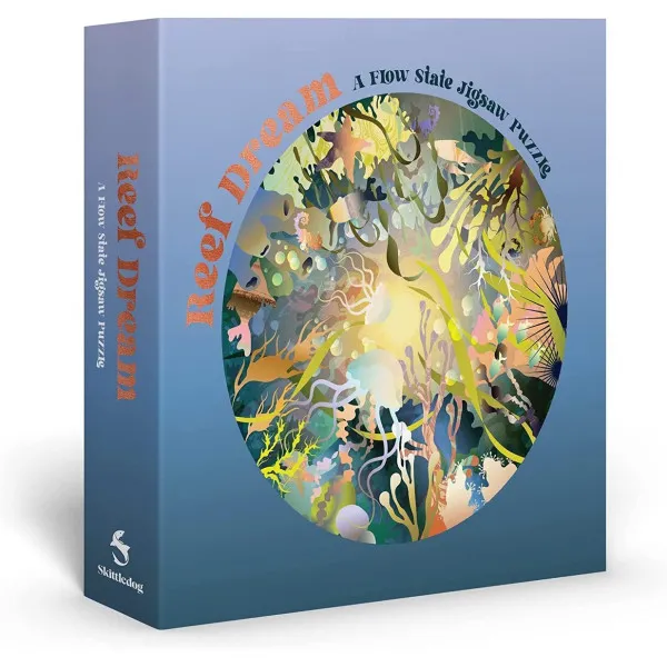 Reef Dream. A Flow State Circular Jigsaw Puzzle