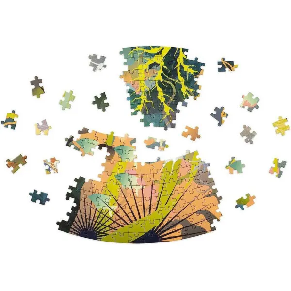 Reef Dream. A Flow State Circular Jigsaw Puzzle