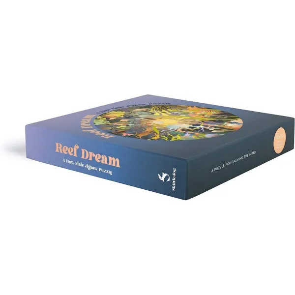 Reef Dream. A Flow State Circular Jigsaw Puzzle