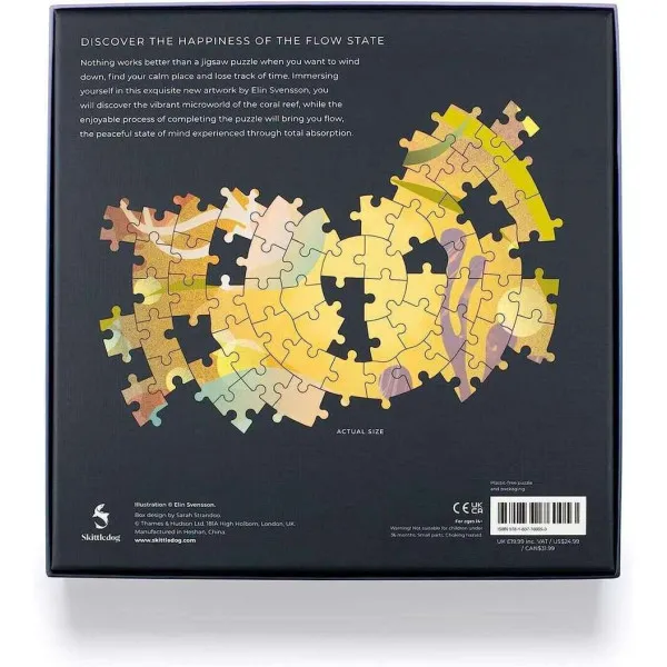 Reef Dream. A Flow State Circular Jigsaw Puzzle