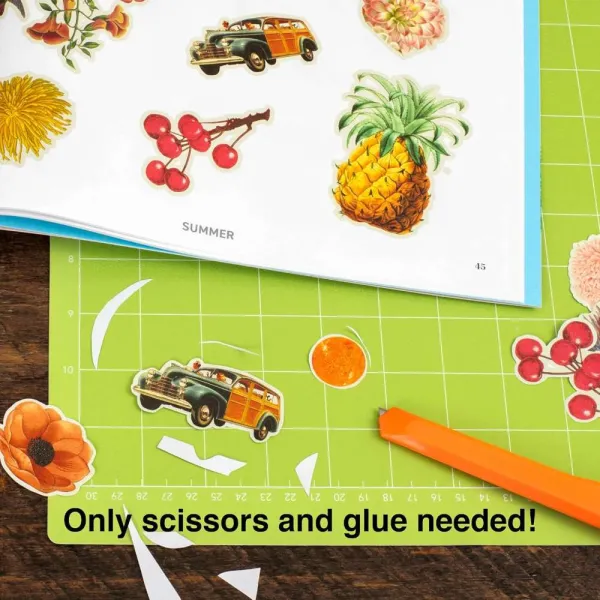 Four Seasons: Create Four Elegant Collages with the Images in this Surprising Kit