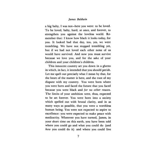 The Fire Next Time. Nobody Knows My Name. James Baldwin