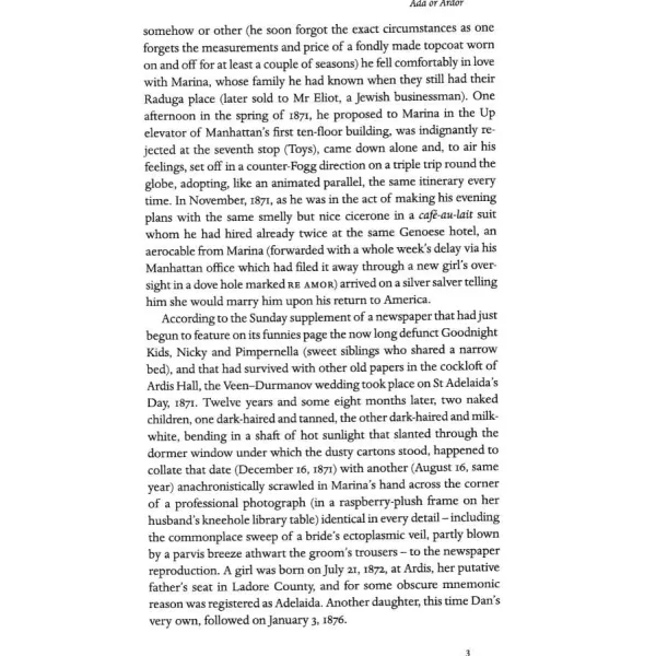 Ada or Ardor. Vladimir Nabokov