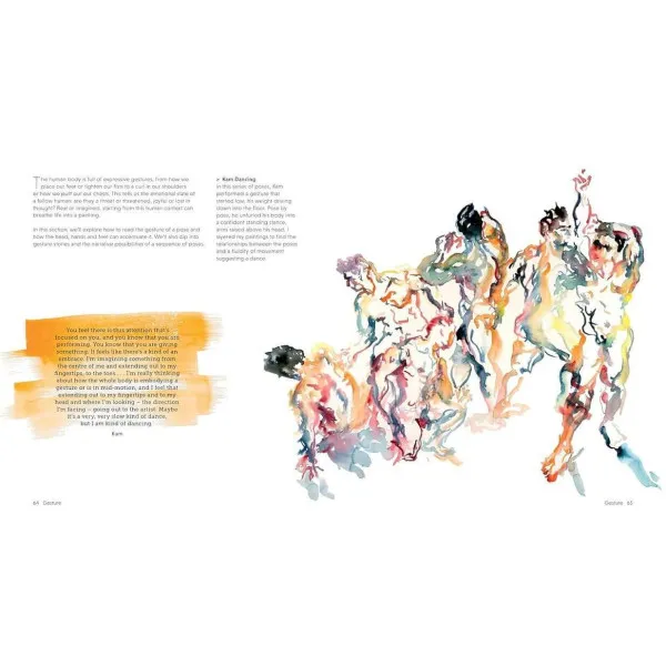 Contemporary Figures in Watercolour. Speed, Gesture And Story