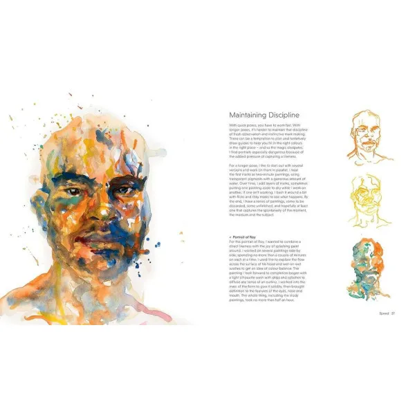 Contemporary Figures in Watercolour. Speed, Gesture And Story