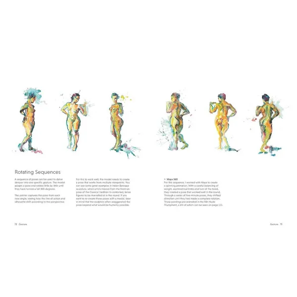 Contemporary Figures in Watercolour. Speed, Gesture And Story
