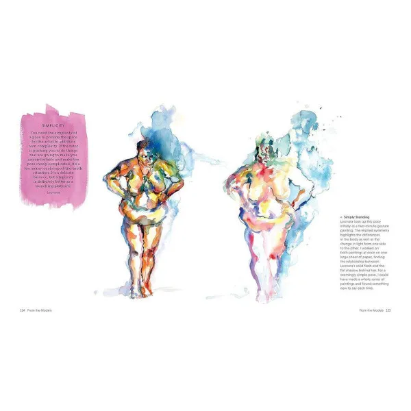 Contemporary Figures in Watercolour. Speed, Gesture And Story
