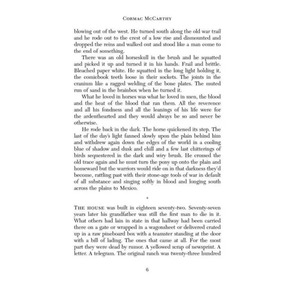 The Border Trilogy. Cormac McCarthy