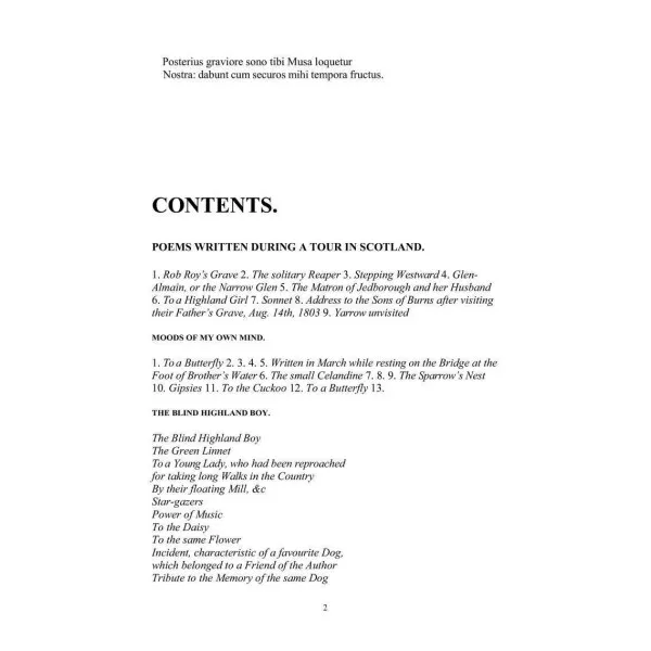 Wordsworth Selected Poems